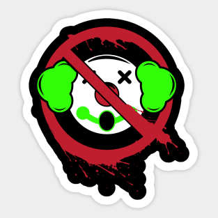 Clown Spotting Sticker